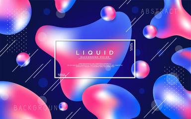 Dynamic fluid liquid modern background