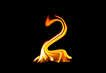 Number 2 of fire