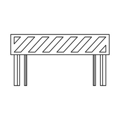 construction architecture engineering industrial cartoon in black and white