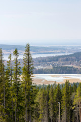 landscape view in sweden