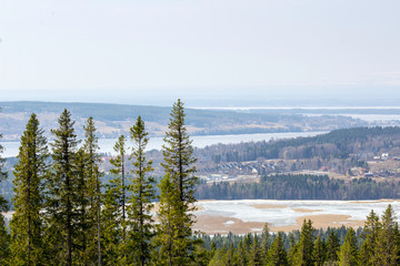 landscape view in sweden