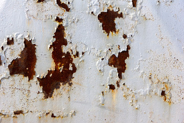 rusty metal sheet - surface texture