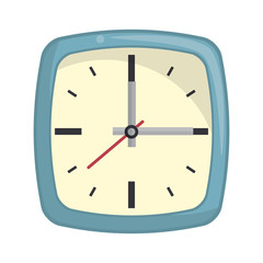 time clock watch alarm cartoon