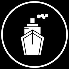 Steamship icon for your project