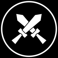 Fototapeta premium Pirate Sword icon for your project