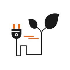Plant plug icon for your project
