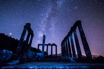 Perseid Meteor Shower and stars