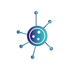 Fototapeta premium Virus icon for your project