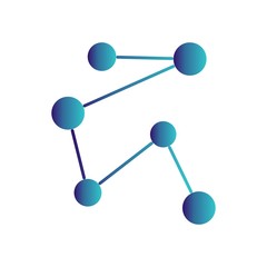 Fototapeta premium Nodes icon for your project