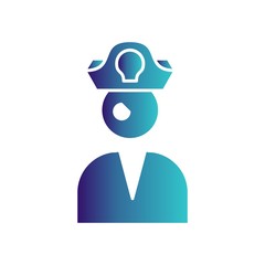 Female Pirate icon for your project