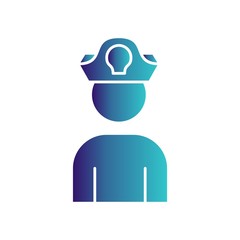  Pirate in Hat icon for your project