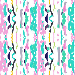 ikat seamless geometric pattern shibori