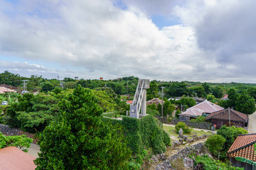 沖縄県 竹富島 あかやま展望台からの眺め