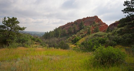 Fototapeta na wymiar Red Rock canyon Rock Formations