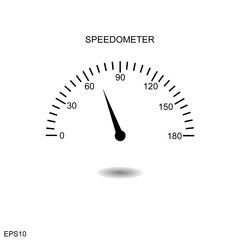  Speedometer icon vector illustration on white background