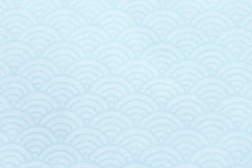 青海波の和紙のデザイン　