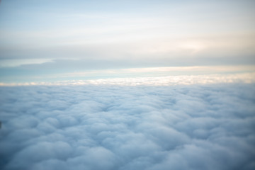 The top of the cloud looks soft and tender.