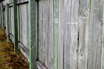 Weathered wooden wall
