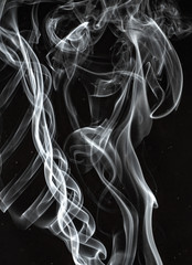 beautiful and mysterious smoke for meditation