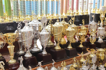 trophy for champion in shop.