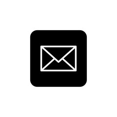 Mail vector icon. E-mail icon. Envelope illustration. Message