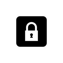 Lock icon. Encryption icon. Security symbol for web design