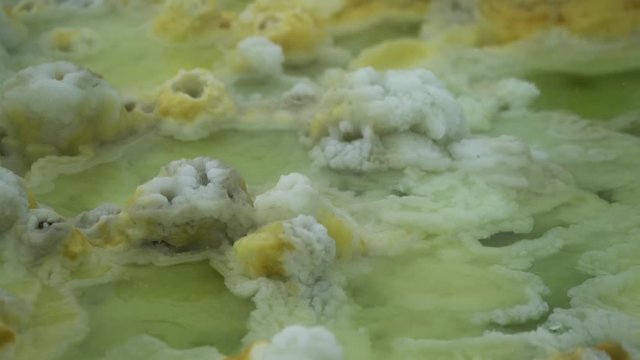 Ethiopia Danakil Depression dallol sulfur hot acidic spring