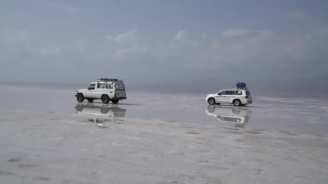 Ethiopia Danakil Depression Afar salt land expedition 4wd driving