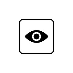 Eye icon. Look and Vision icon. Eye vector icon