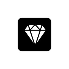 Diamond icon. Diamond line icon. Gemstone symbol