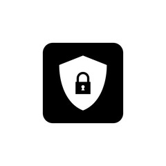 Shield vector icon. Protection icon vector. Security vector icon