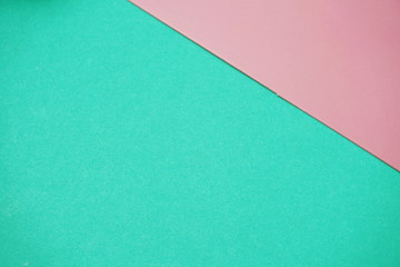 Geometric with green and pink texture background