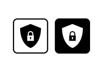 Shield vector icon. Protection icon vector. Security vector icon