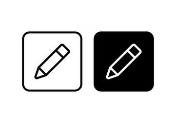 Edit icon vector. Pencil icon. sign up Icon vector