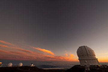 Obraz na płótnie Canvas Astronomical observation Hawaii