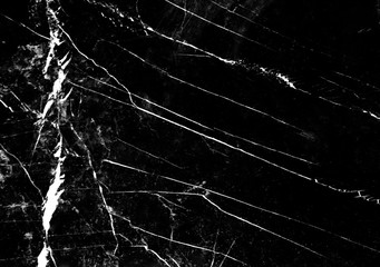 Black marble dark background in white line lightning seamless patterns abstract nature cracked texture
