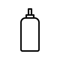 tomato sauce liquid bottle processed food editable outline icon.