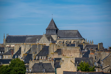 Eglise Saint-Malo à Dinan, Côtes-d'Armor, Bretagne, France.