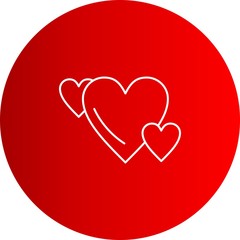 Hearts icon for your project