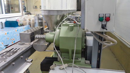 View of the equipment at the plant for the production of rapeseed oil.