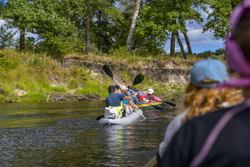 couple in kayak