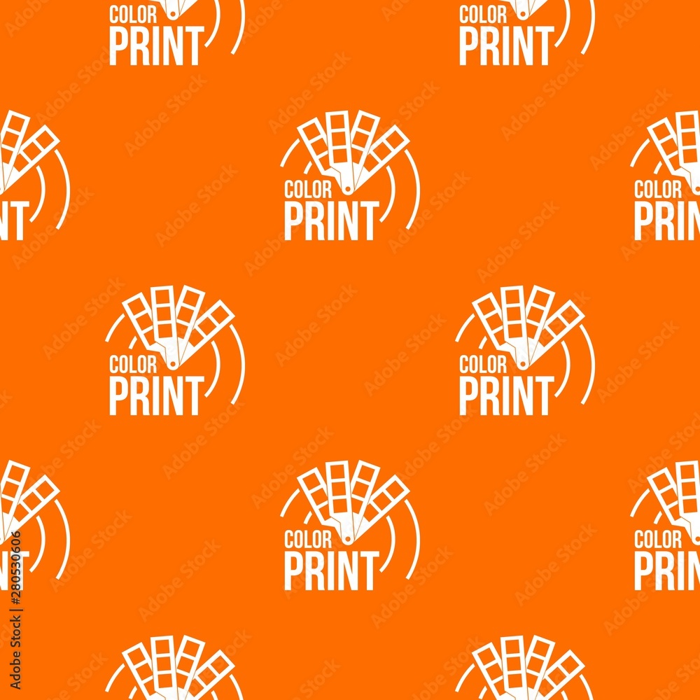 Poster color print pattern vector orange for any web design best