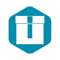 Box icon. Simple illustration of box vector icon for web