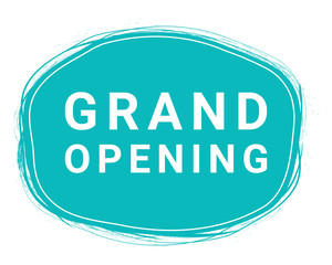 Grand Opening, Speech Bubble Banner, Element Design Template, App Icon, Vector Illustration. Eps 10