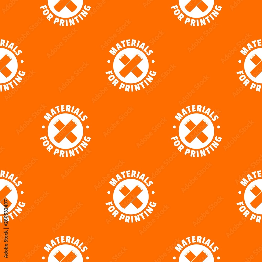 Poster materials for printing pattern vector orange for any web design best