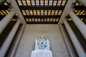 Abraham Lincoln Statue Memorial Washington DC