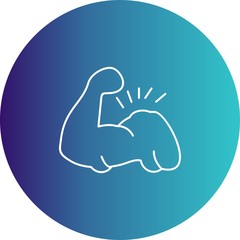 Body builder icon for your project