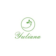 Logos of green leaf ecology nature element vector