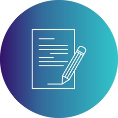 Fototapeta premium Document icon for your project