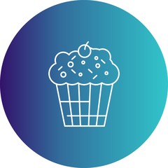 Cupcake icon for your project